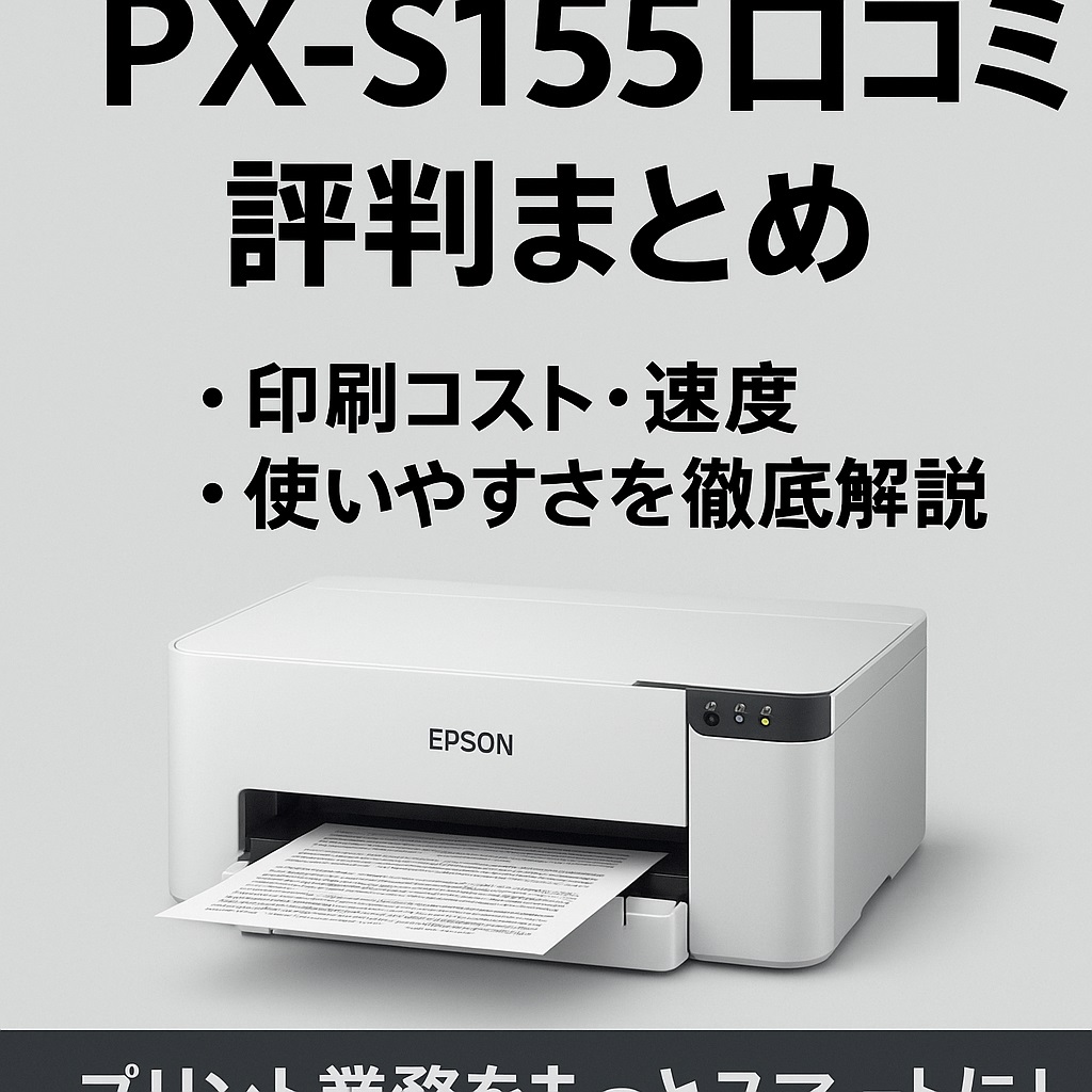 PX-S155口コミ 評判検証｜インク代を節約したい人に選ばれる理由とは？