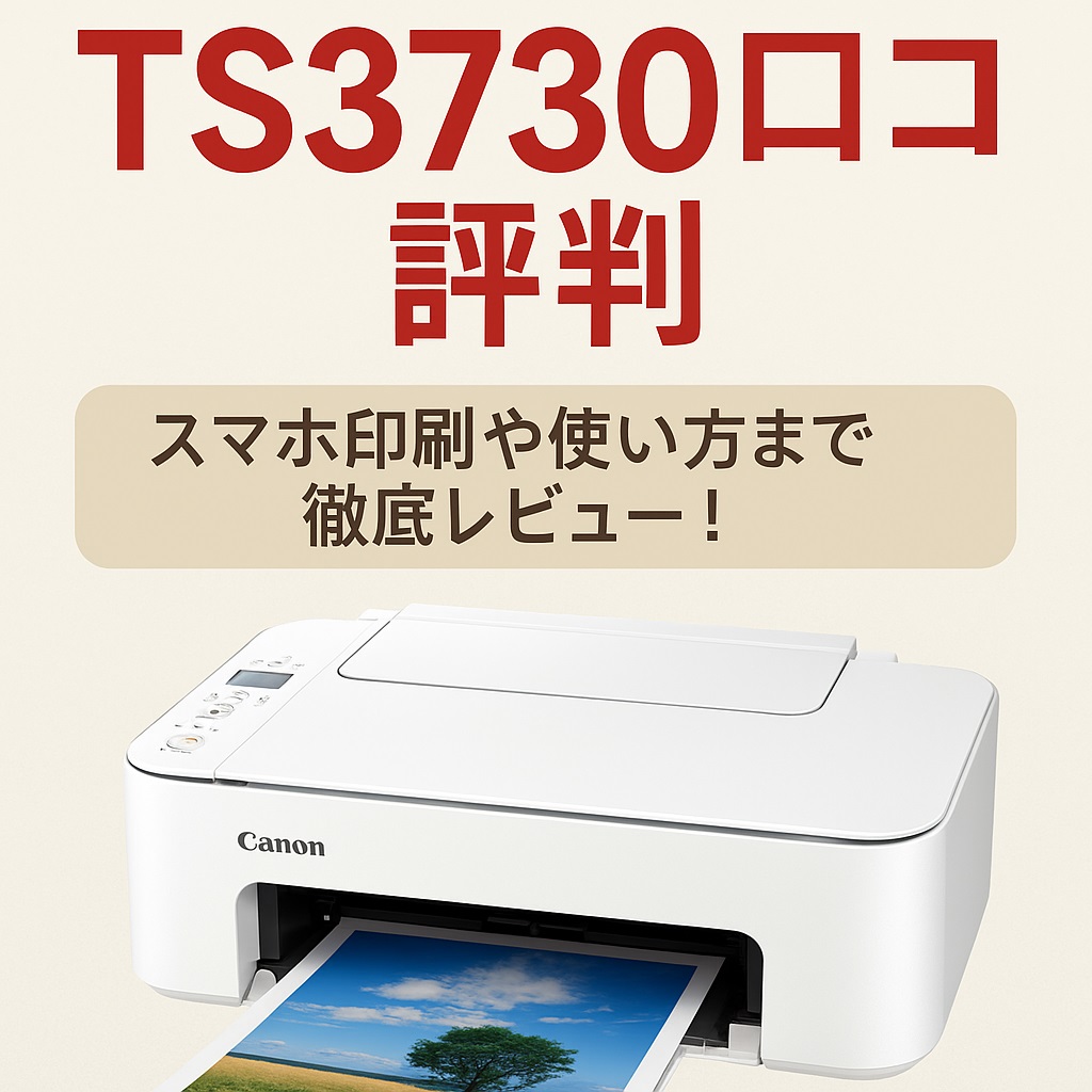 TS3730口コミ 評判｜印刷できない時の対処法とリアルな声！
