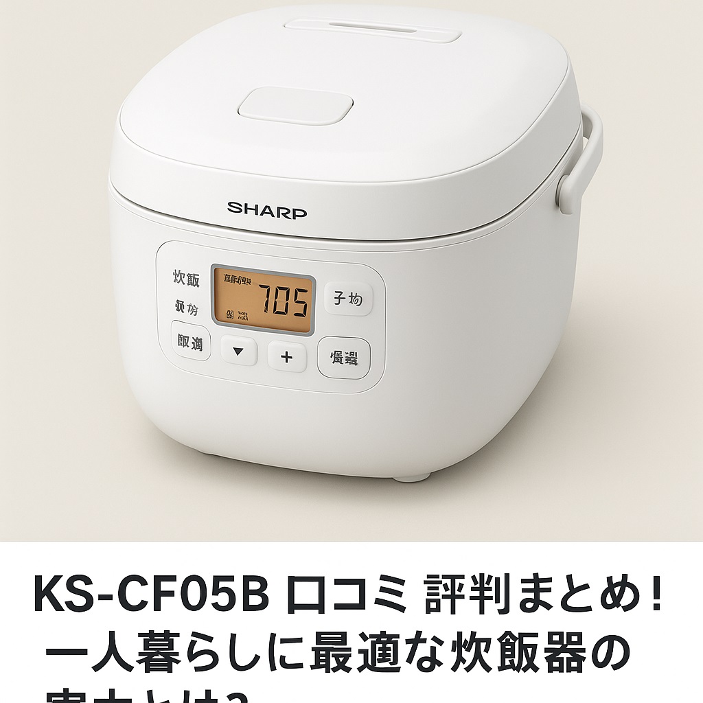 KS-CF05B口コミ 評判からわかる人気の理由と注意点まとめ