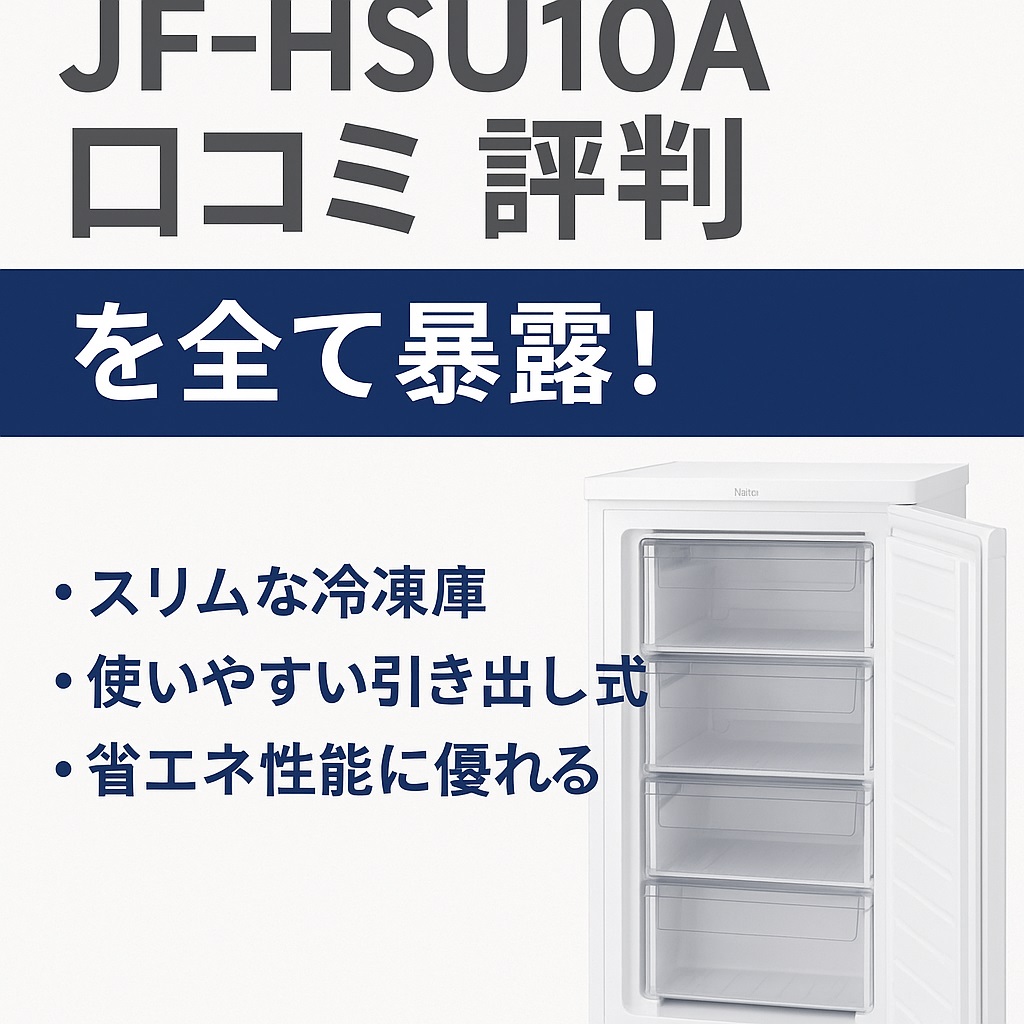JF-HSU10A口コミ 評判を検証！霜取りや音の悩みは本当？