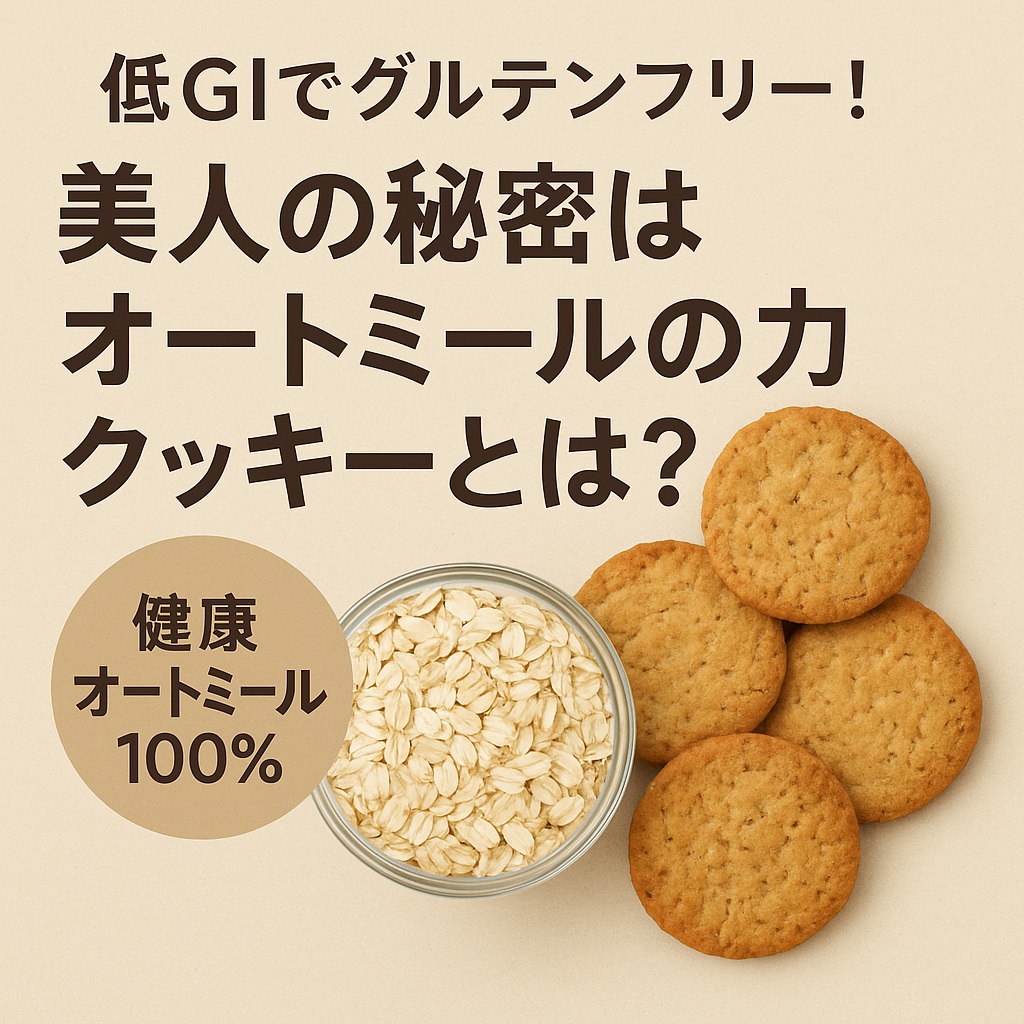 低GIでグルテンフリー！美人の秘密はオートミールの力クッキーとは？