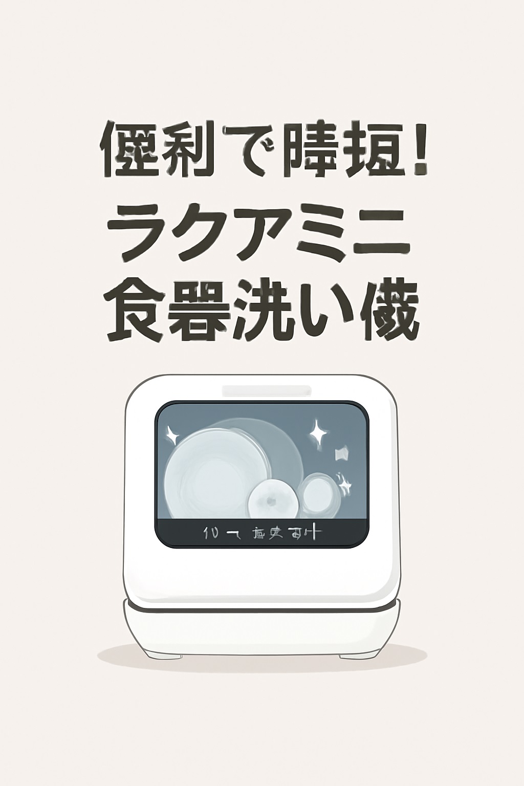 「ラクアミニ 食器洗い機」でラクな生活！一人暮らしに最適なコンパクトモデルの魅力