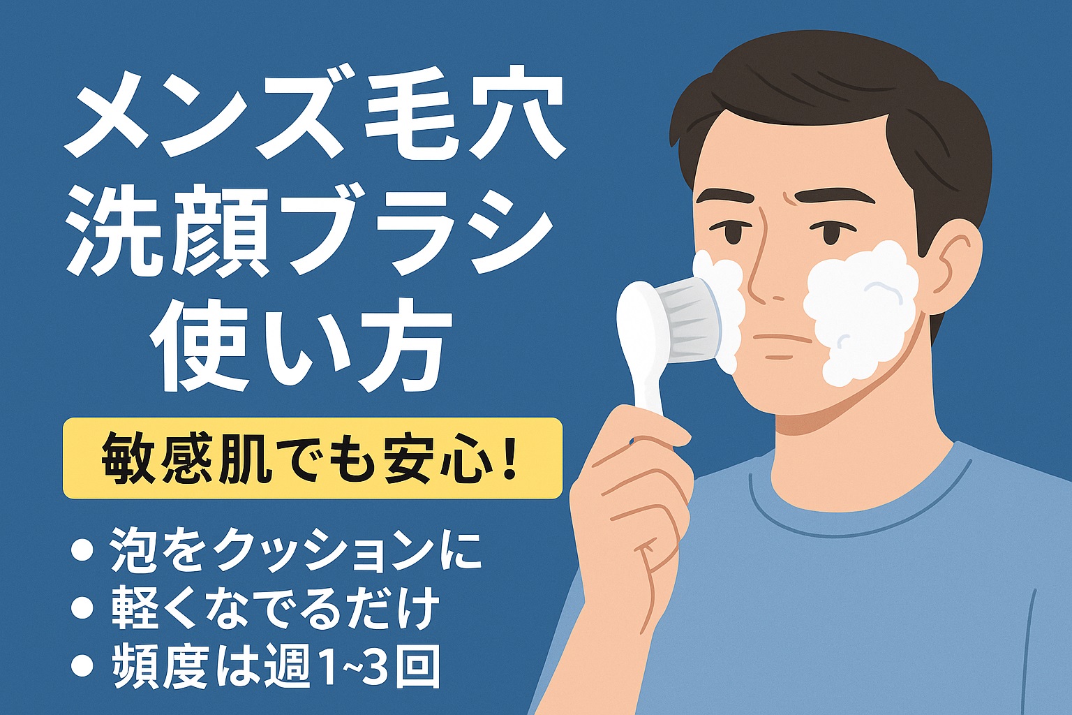「逆効果になってない？」敏感肌でも安心な正しい洗顔ブラシの使い方とおすすめ3選